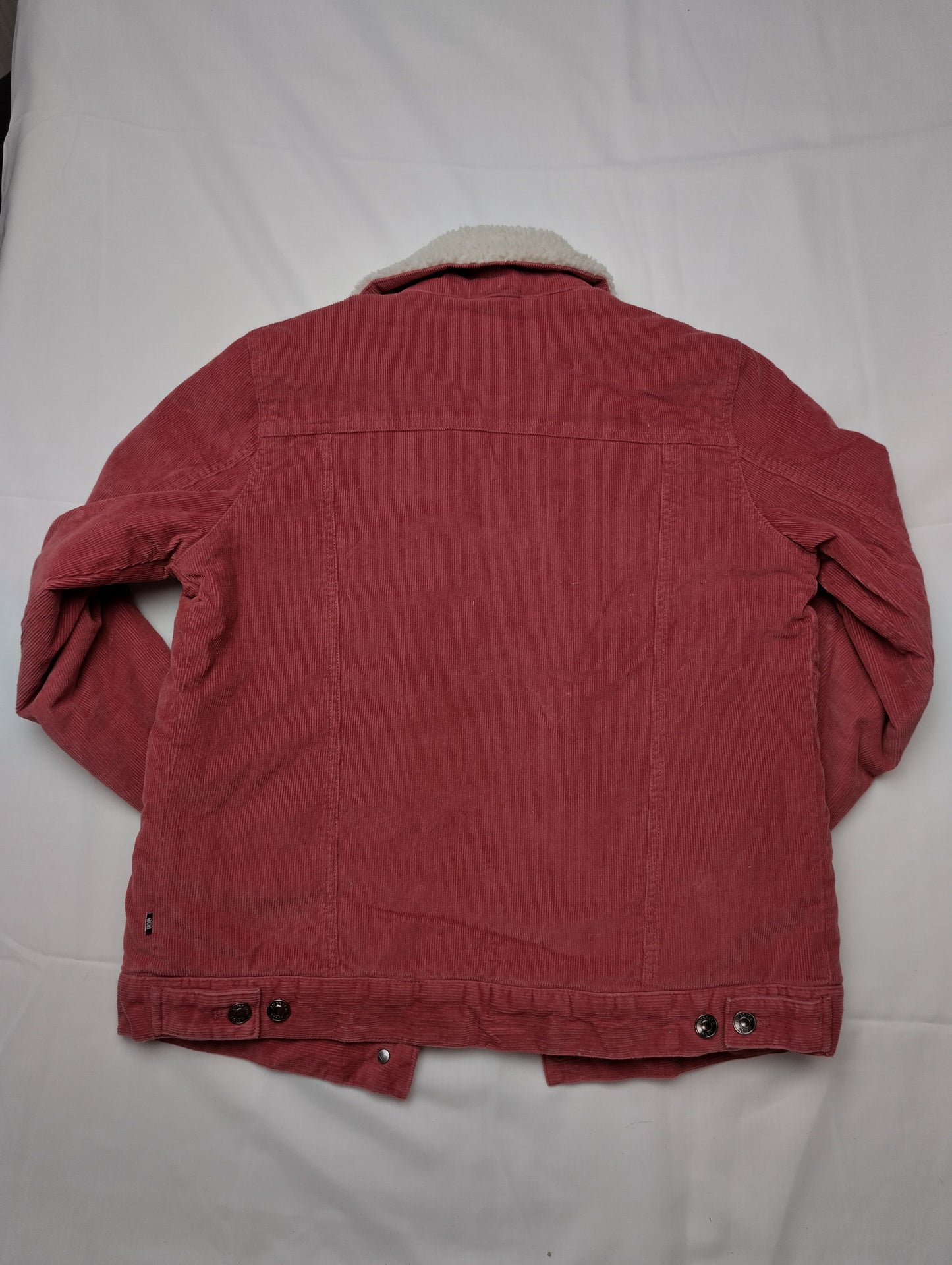 Back view of the cozy corduroy jacket