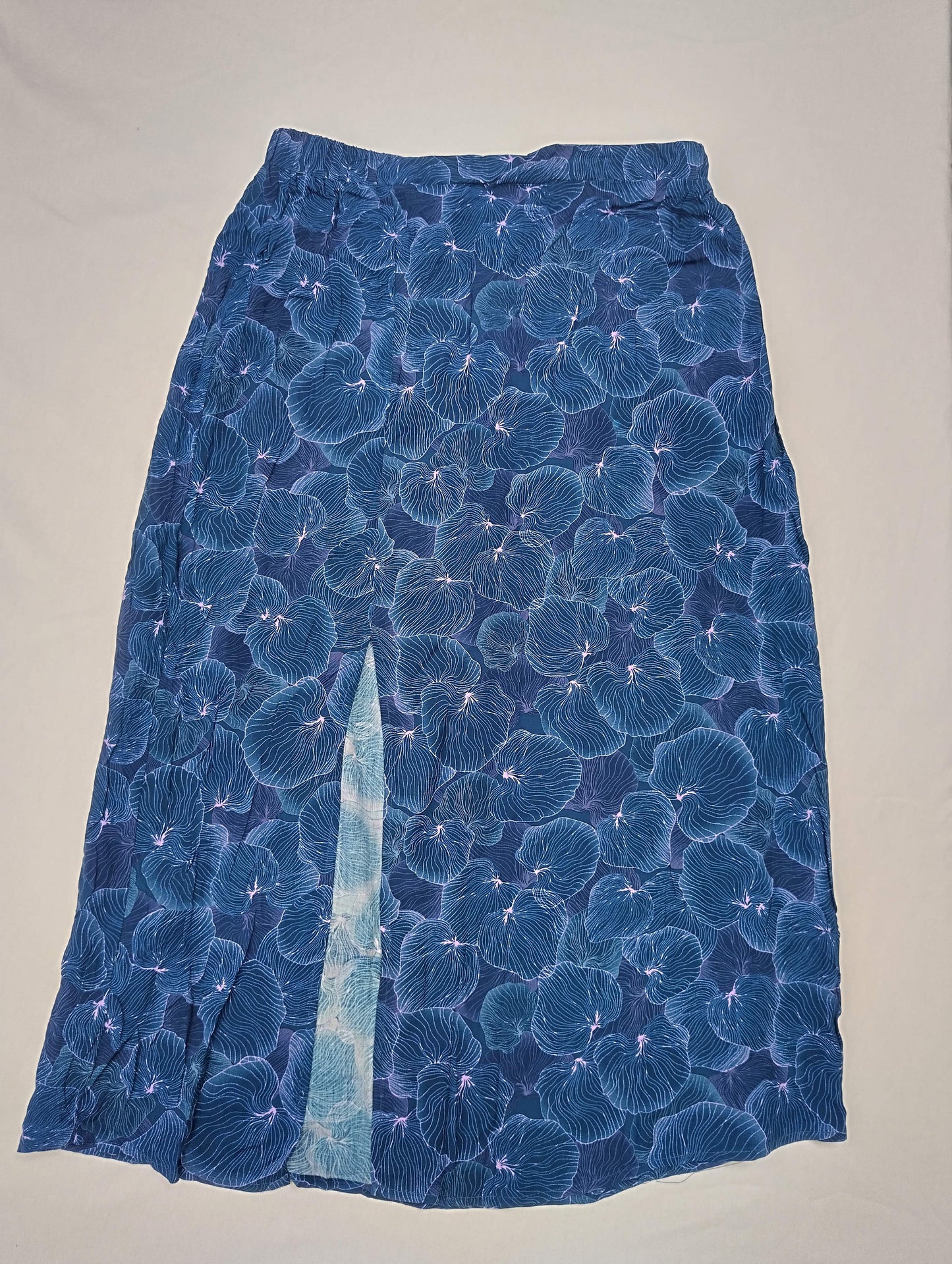 Floral maxi skirt front view
