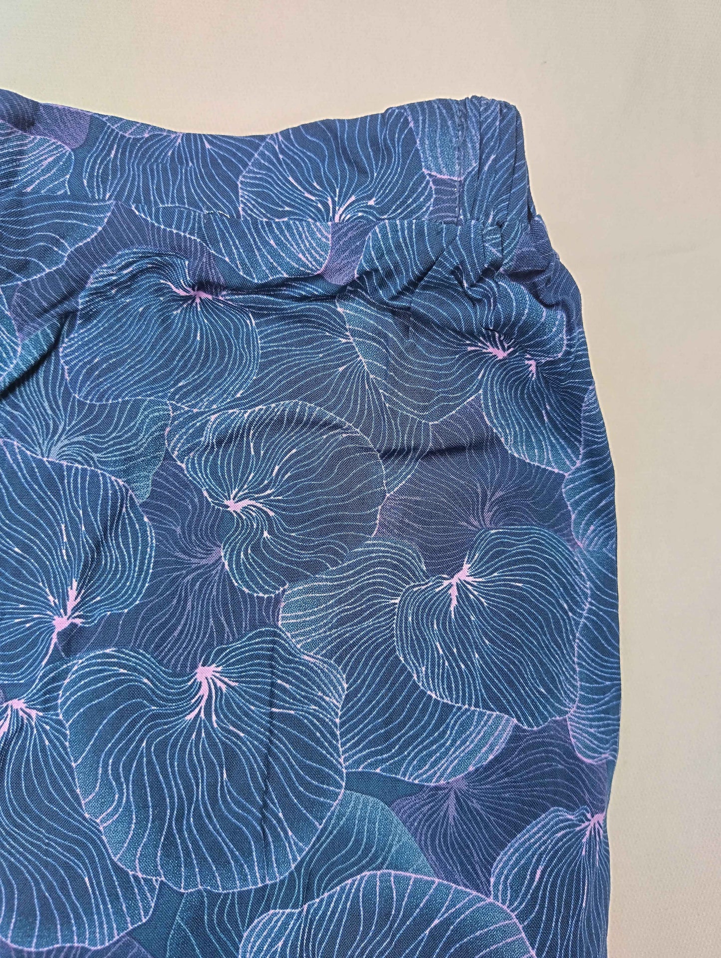 Close-up of floral pattern on fabric