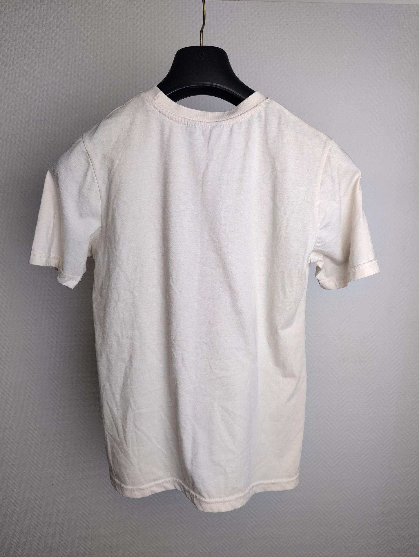 Back view of graphic t-shirt