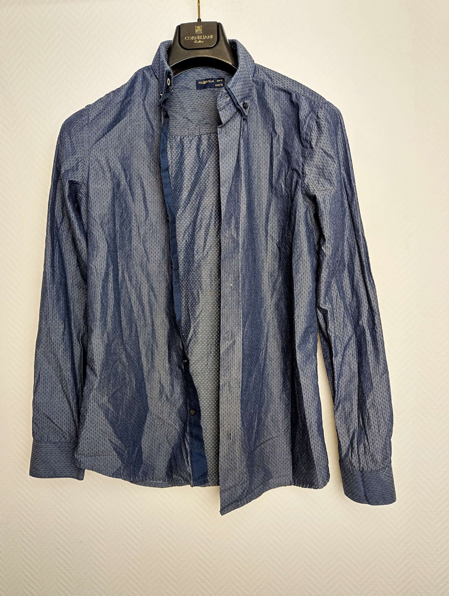 Front view of Piazza Italia shirt