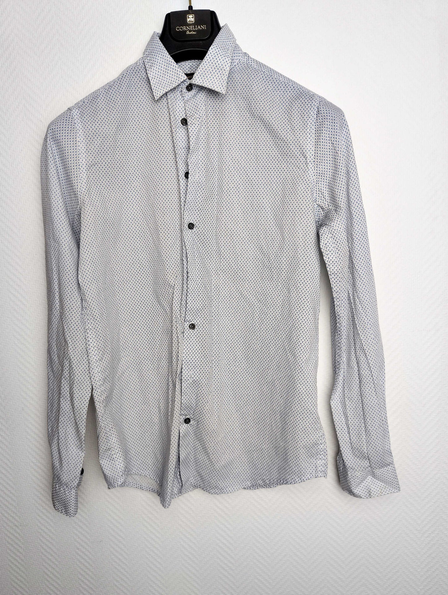 Front view of the slim fit shirt