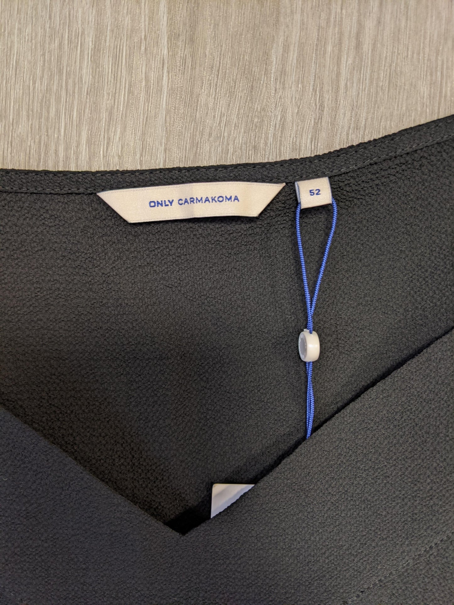 Close-up of camisole tag