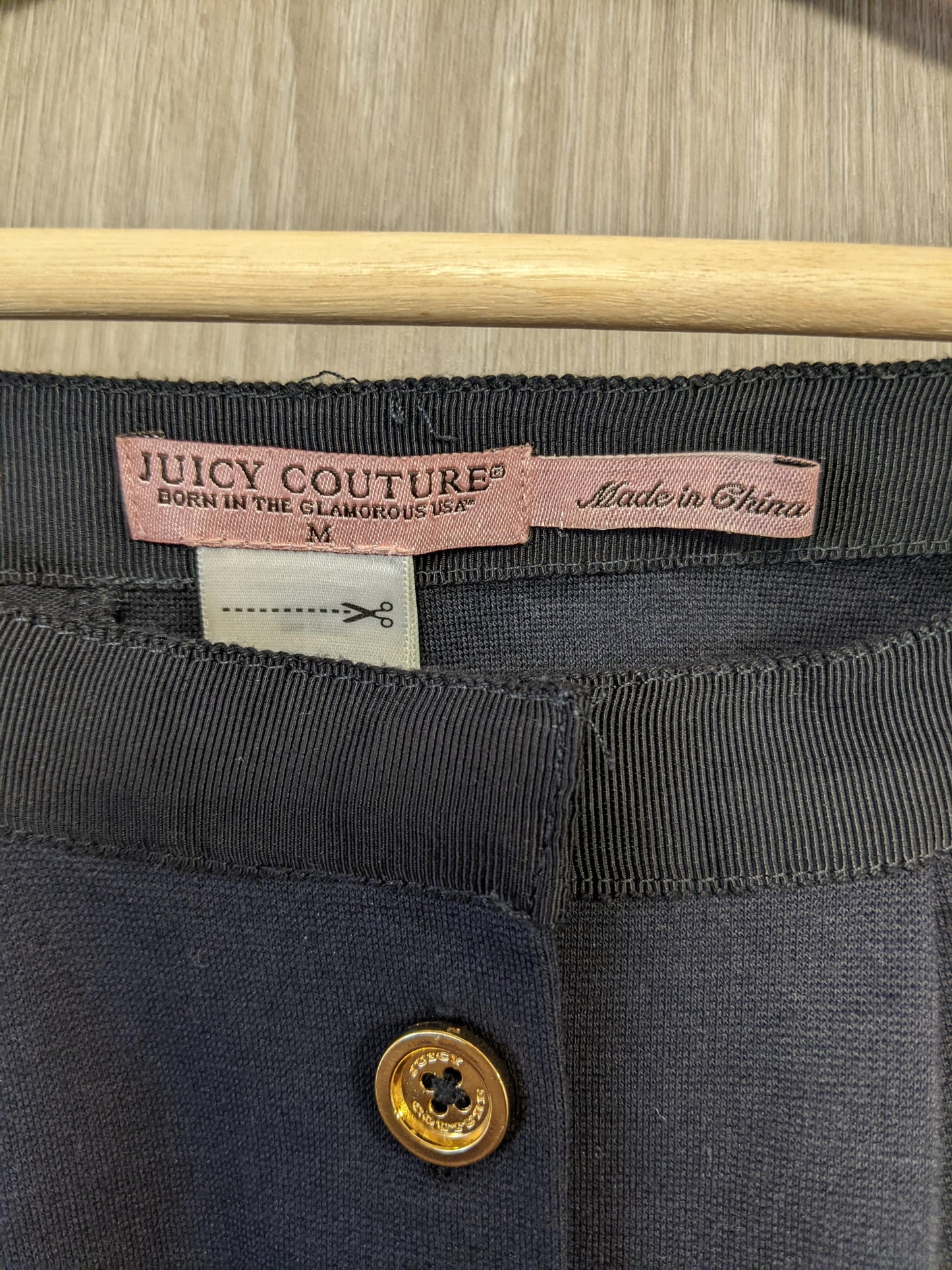 Juicy Couture label with size M
