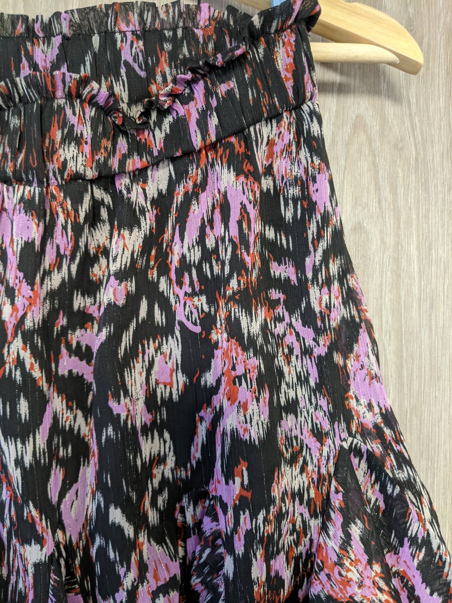 Floral Print Skirt by Loavies, Size S