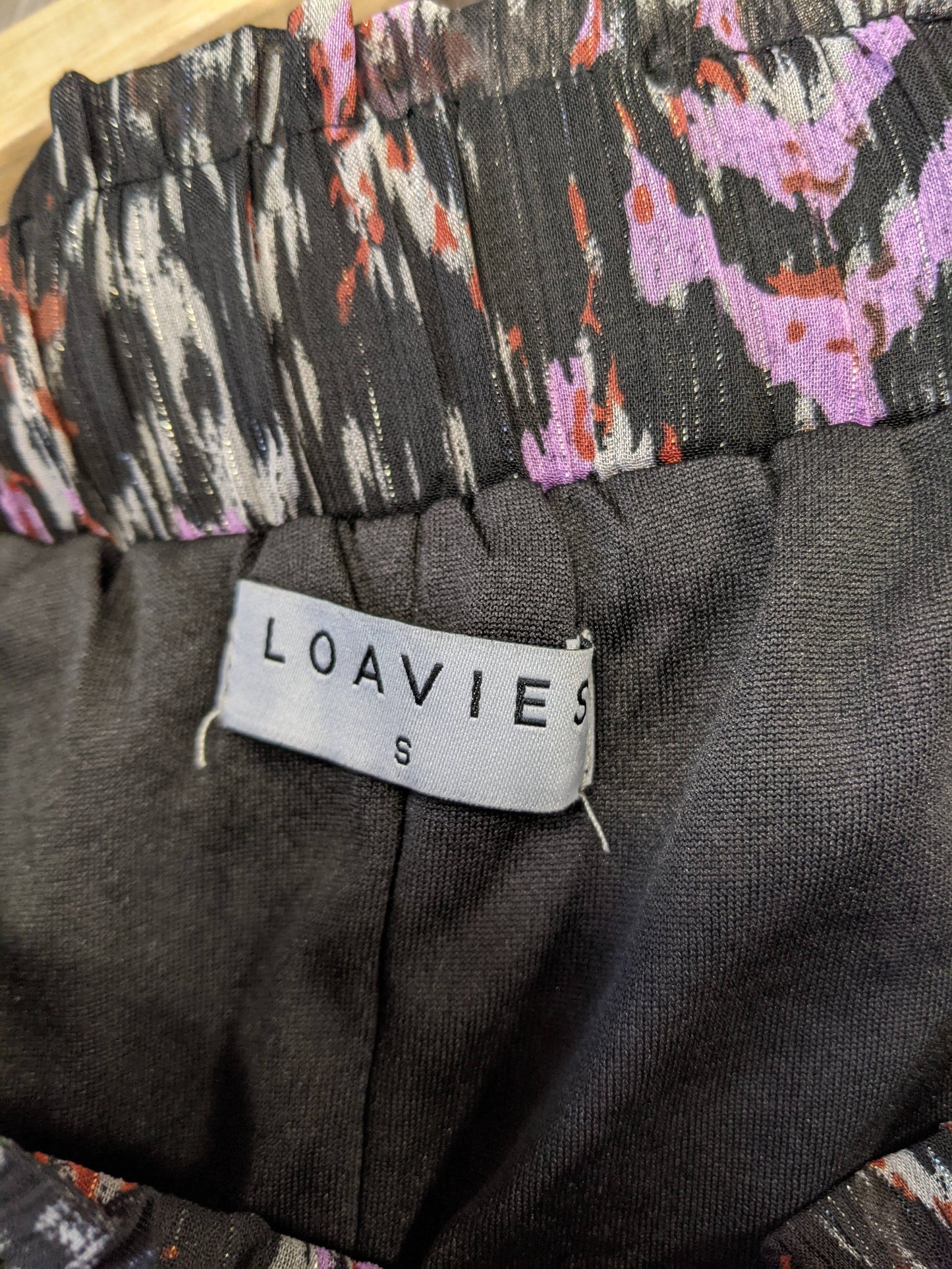 Floral Print Skirt by Loavies, Size S