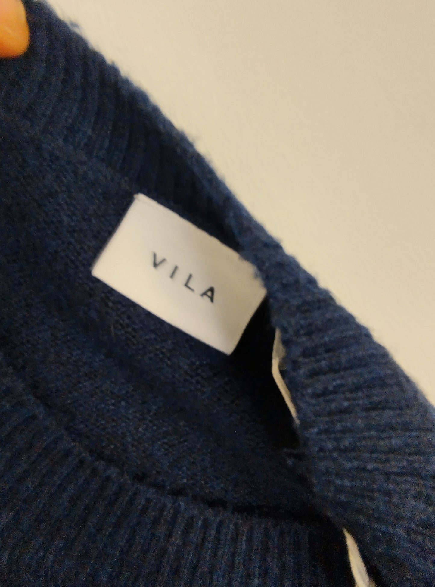 Vila navy knit sweater