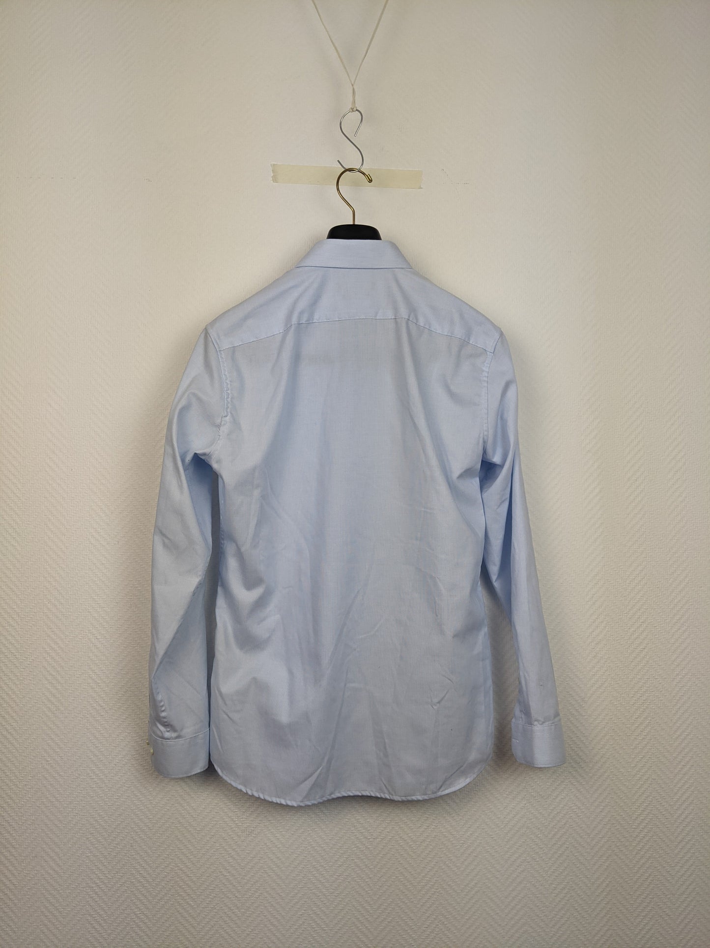 Back view of Jack & Jones light blue shirt