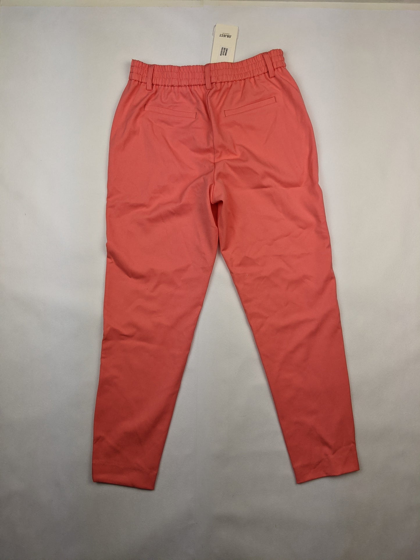 Back view of coral trousers from OBJECT