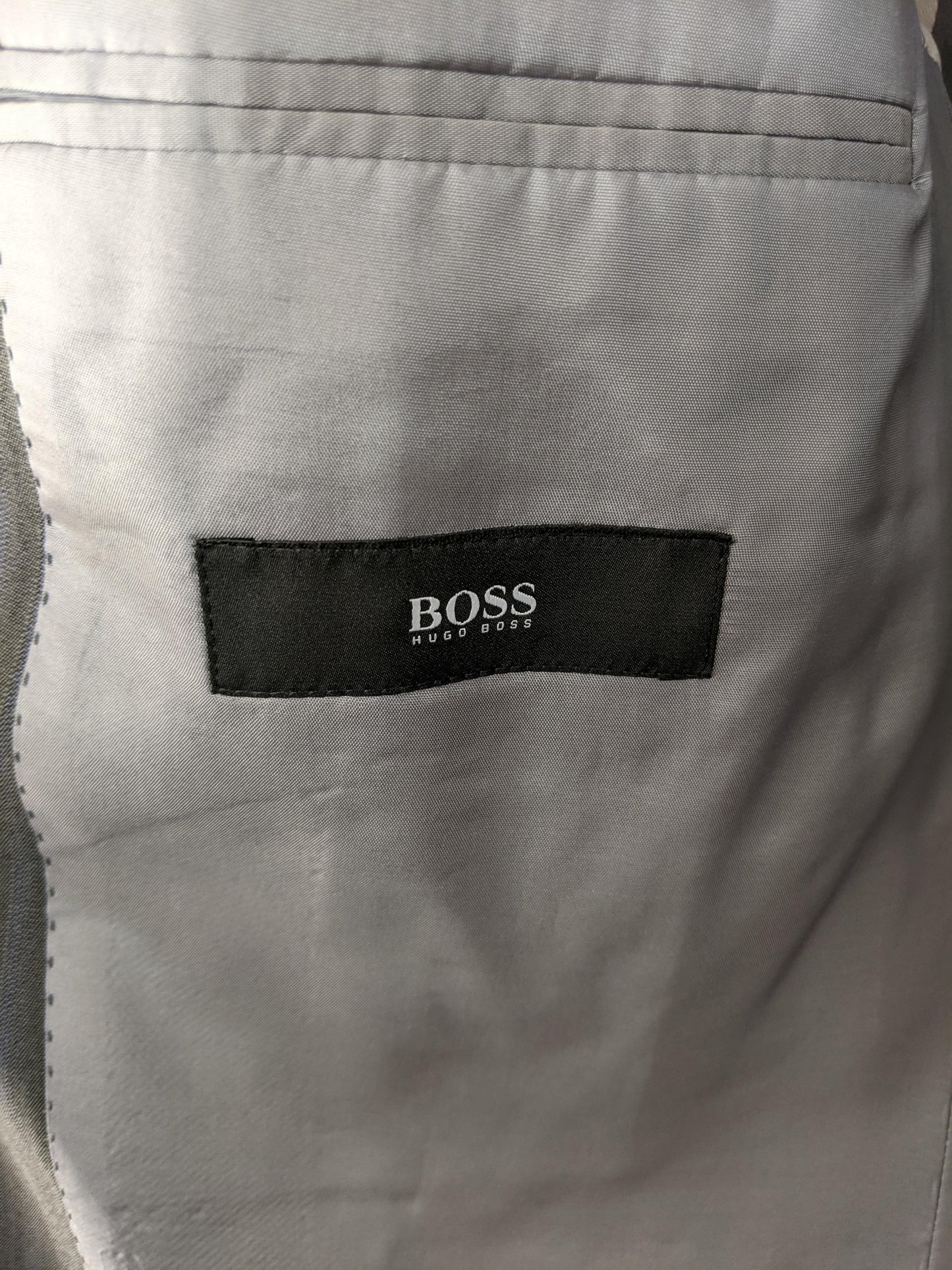 Interior label of Hugo Boss jacket