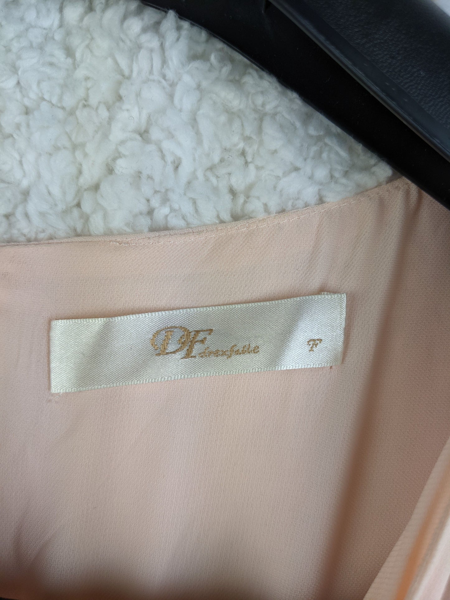Close-up of DF Fairytale label