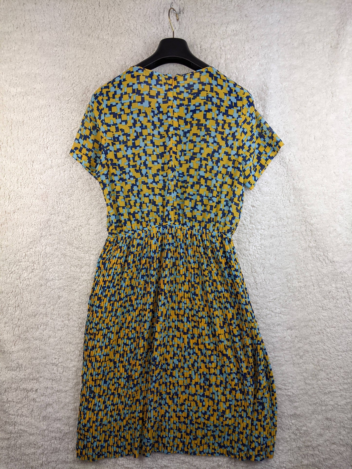Back view of Monki geometric print dress