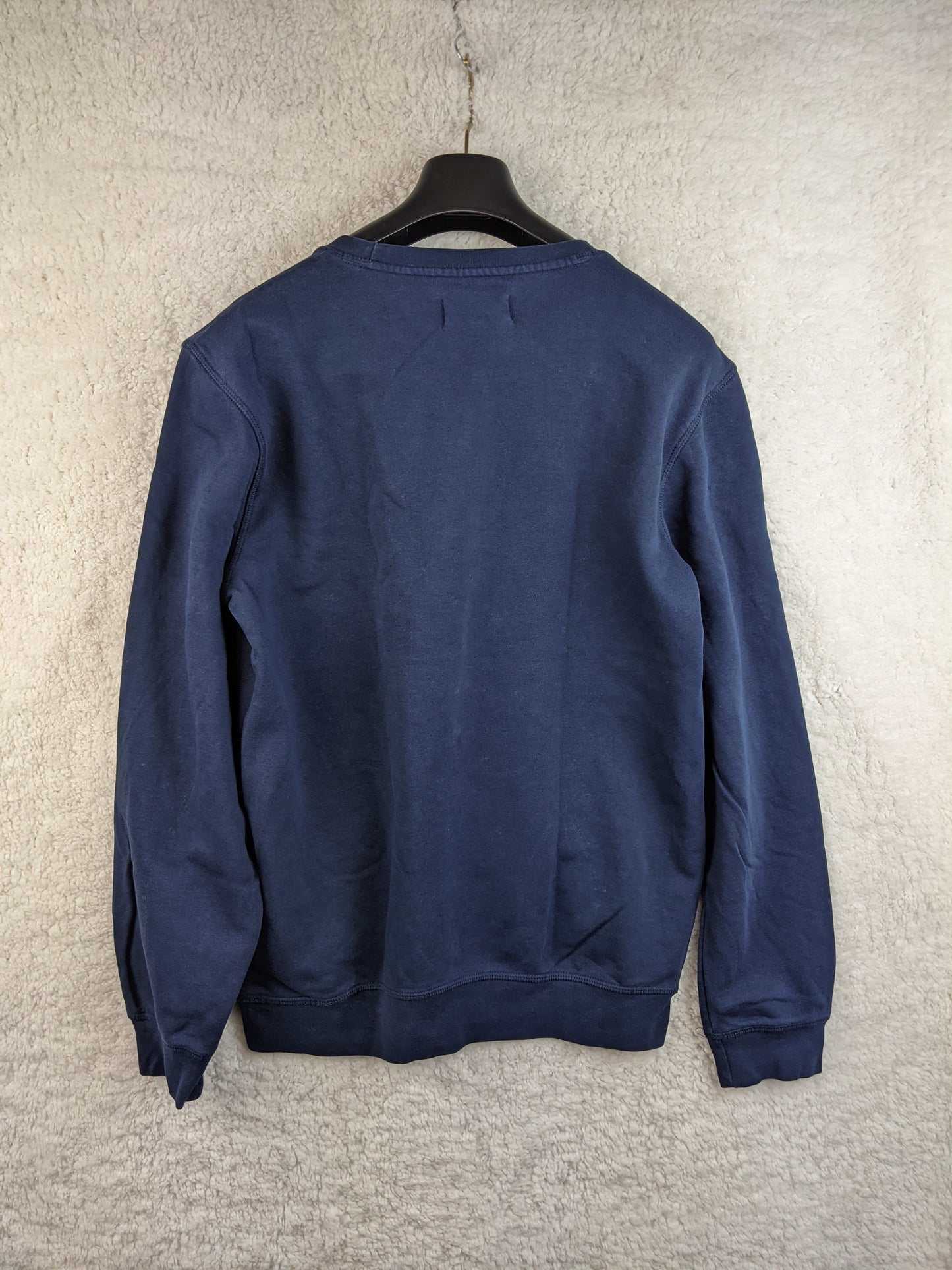 Back view of Pier One navy blue sweatshirt