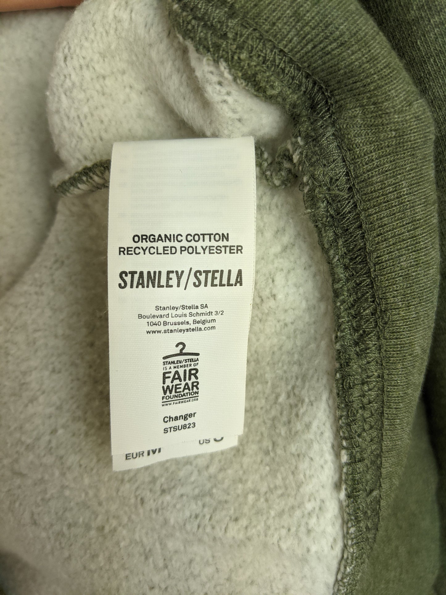Brand tag showing Stanley/Stella