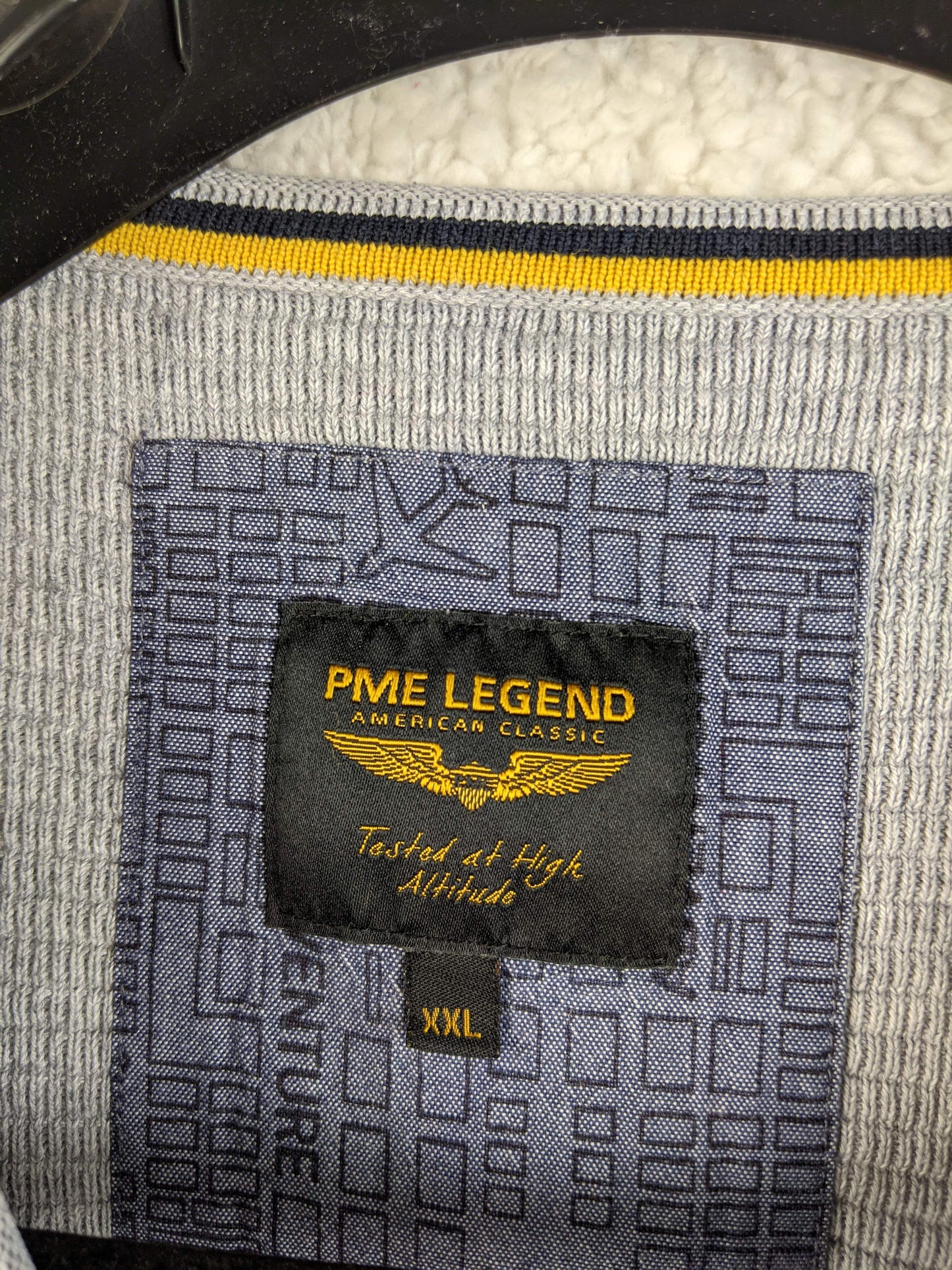 Label of PME Legend sweater showing XXL size