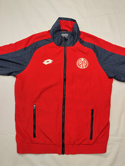 Front view of Lotto red sports jacket