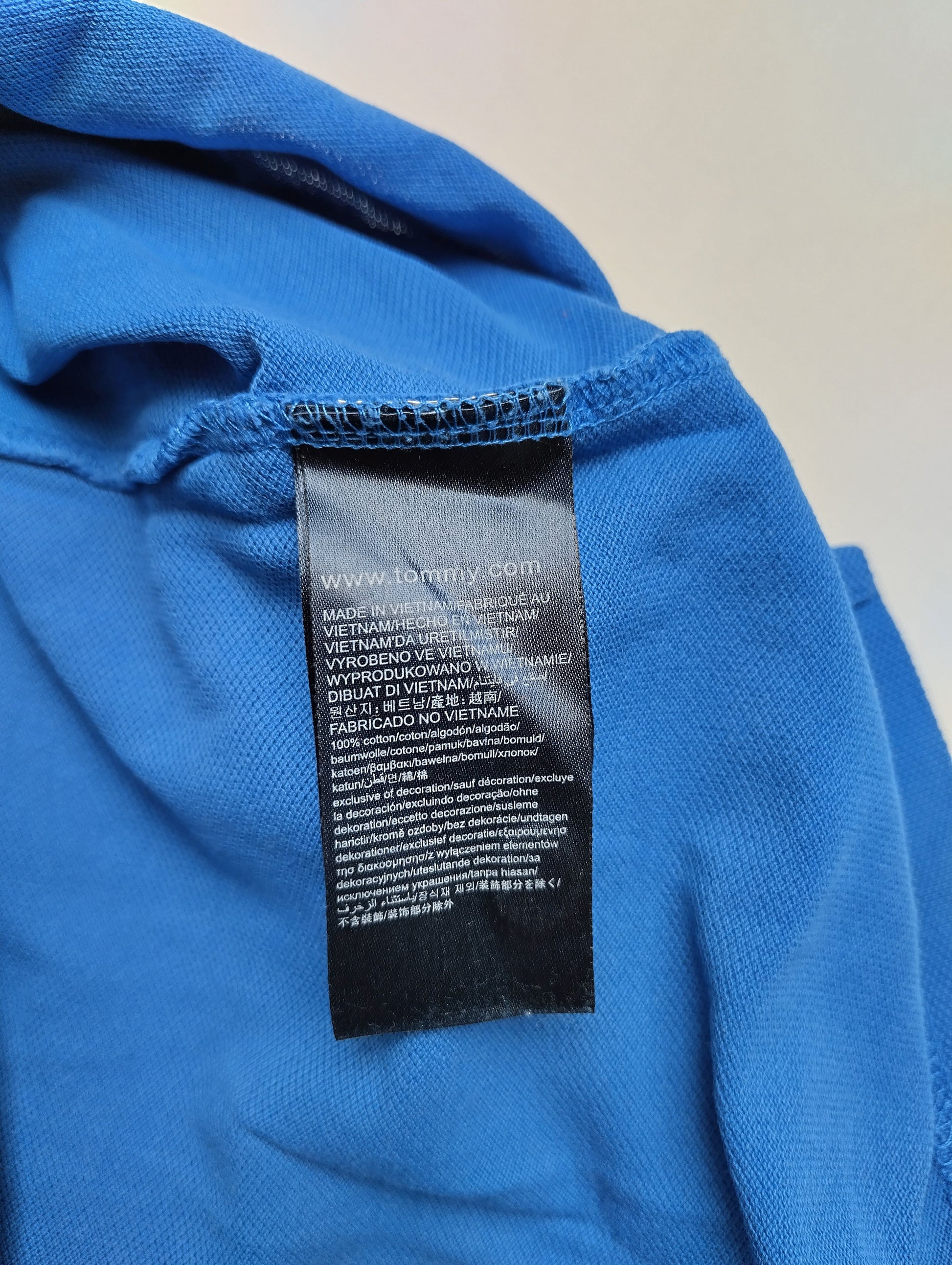 Care label image of the shirt
