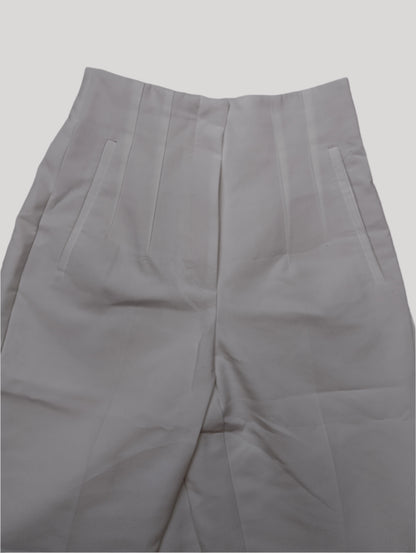 Back view of white trousers