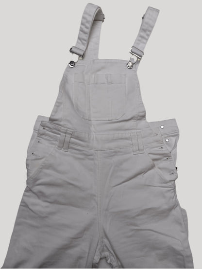 White overalls front view