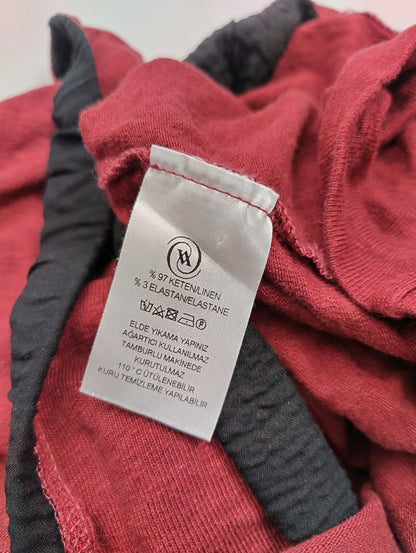 Washing instructions on shirt tag