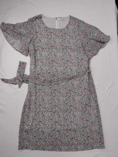 Floral dress flat lay