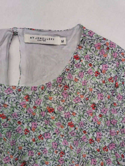 Close-up of dress tag