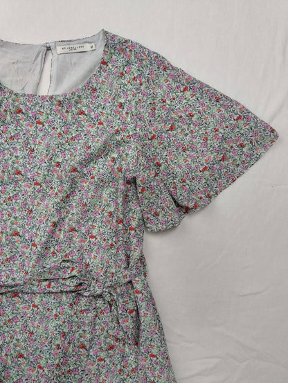 Side view of floral dress