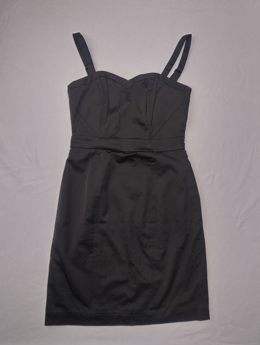Chic black dress front view