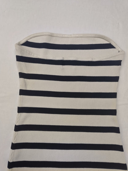 Close-up of the neckline of the dress