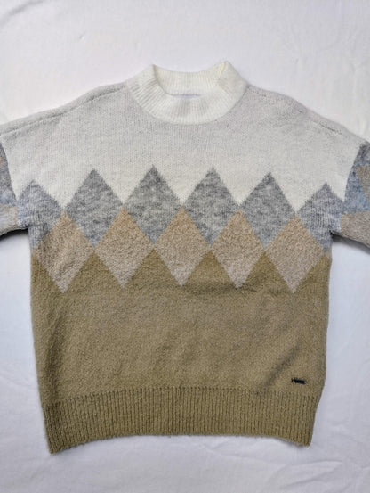 Cotton Club diamond pattern sweater front view
