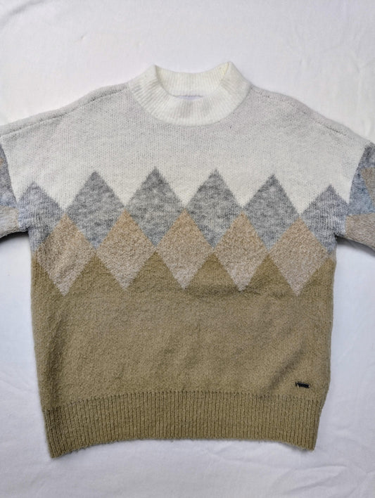 Cotton Club diamond pattern sweater front view
