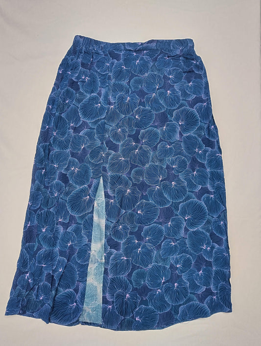 Floral maxi skirt front view