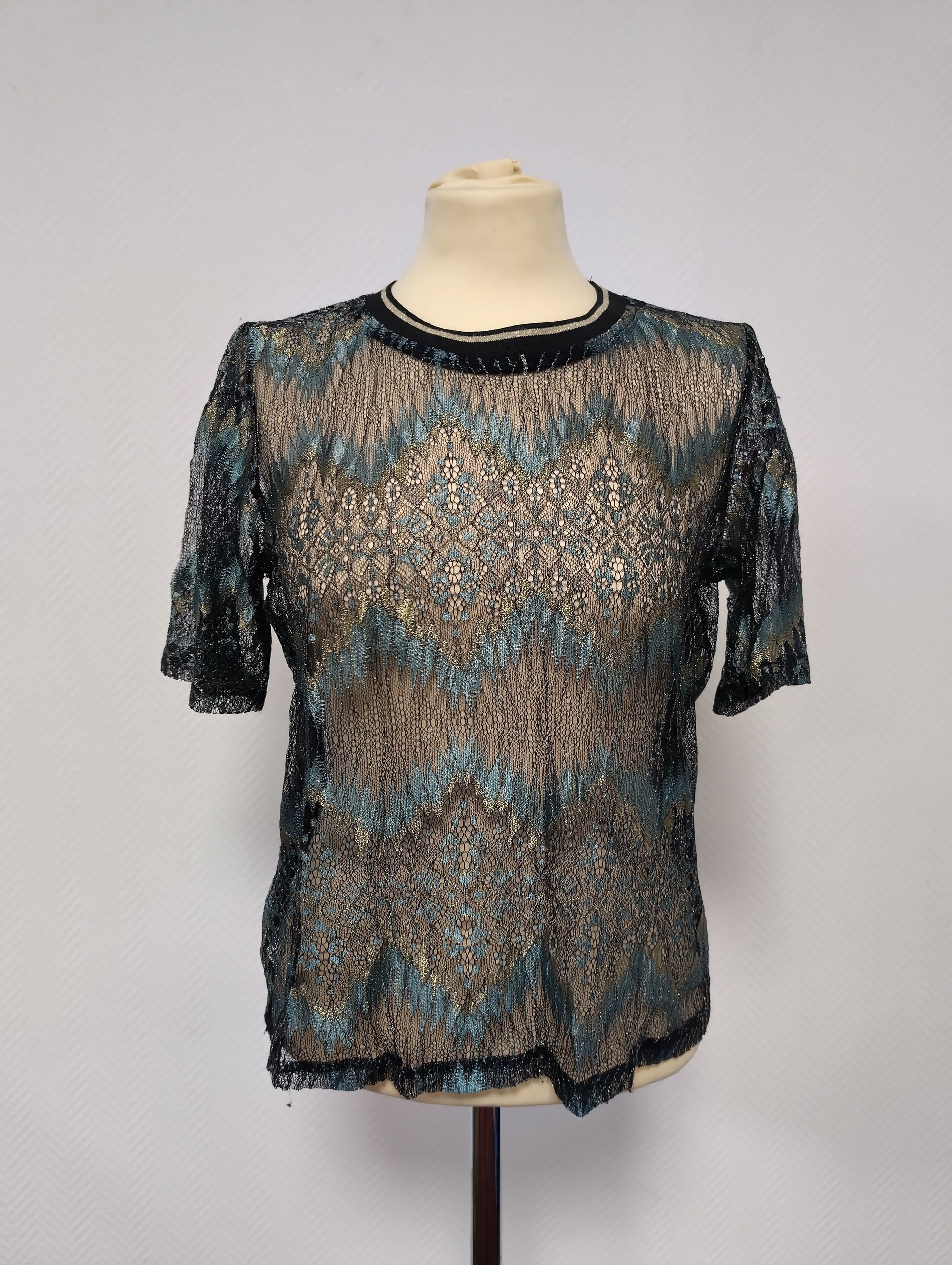 Front view of lace top
