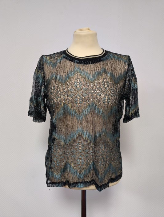 Front view of lace top