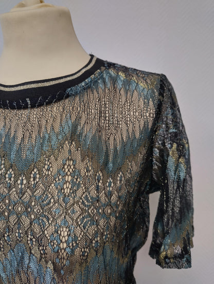 Close-up of lace details