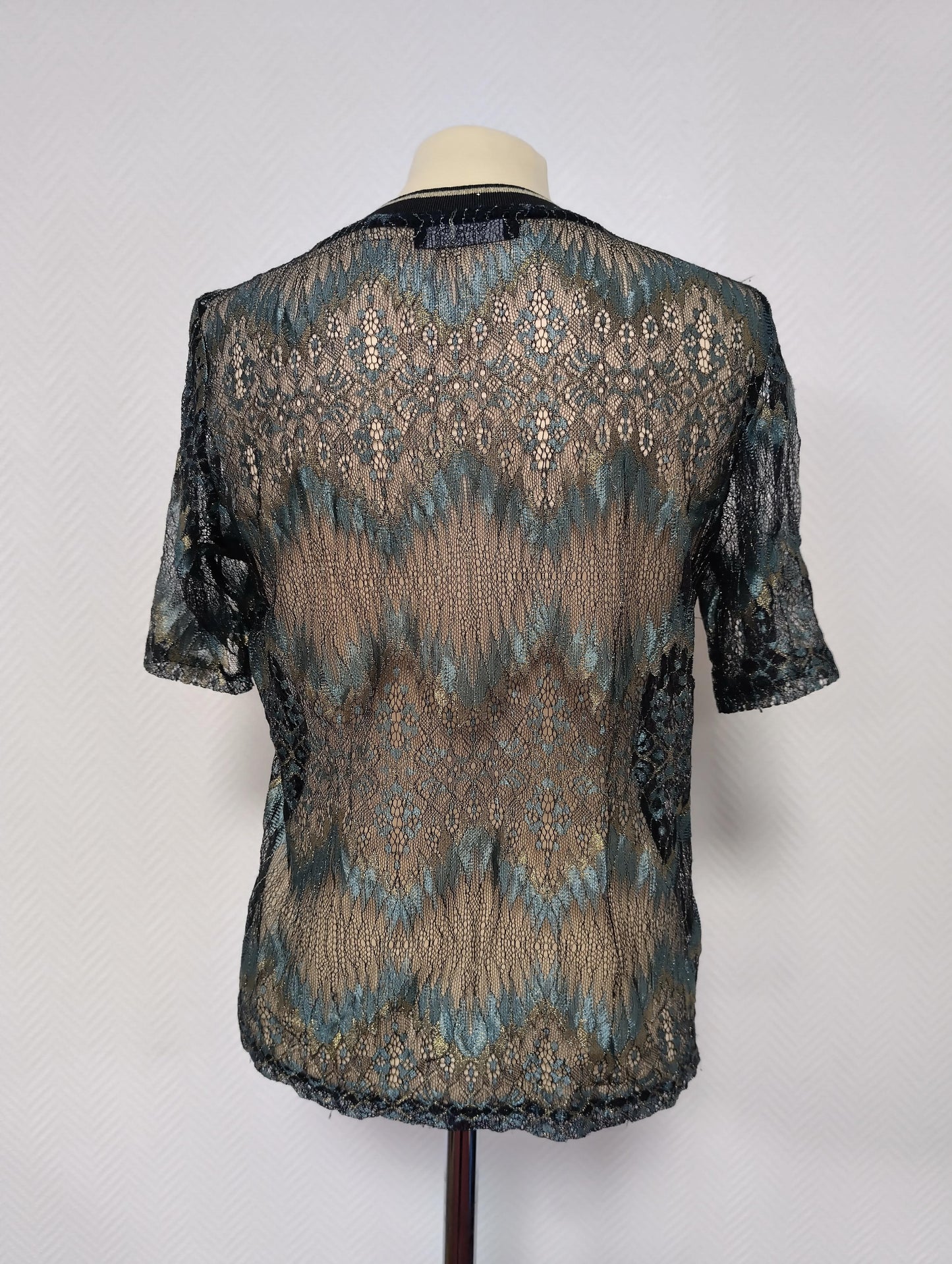 Back view of lace top