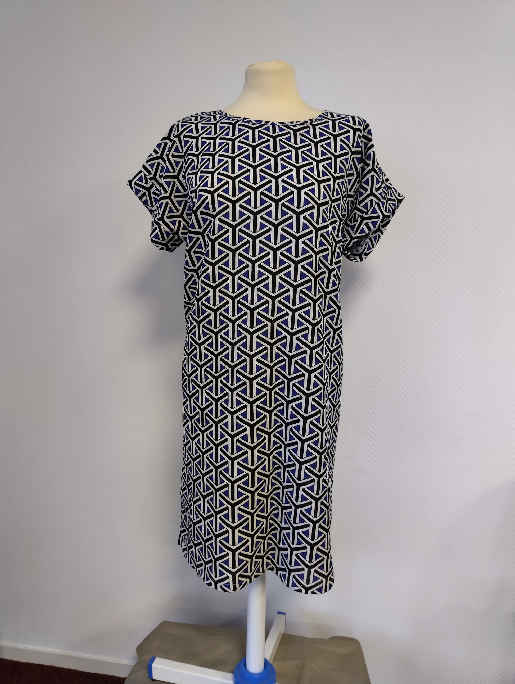 Full view of the dress on a mannequin