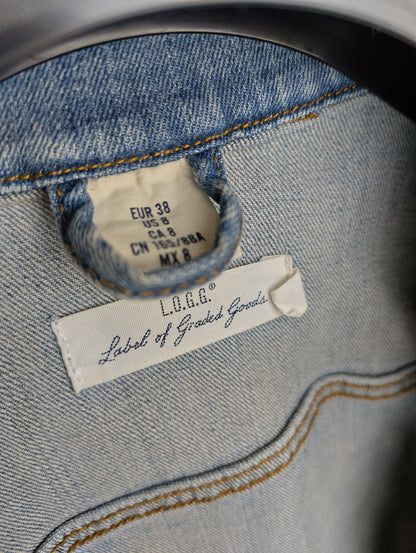 Close-up of inner tag showing size and brand