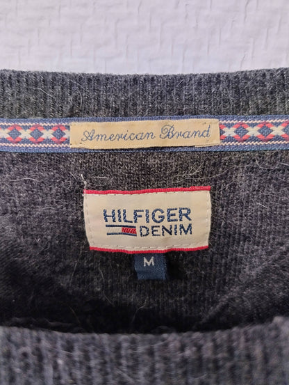 Label inside the Hilfiger Denim sweater