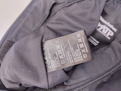 Washing instructions label on Horsefeathers snow pants