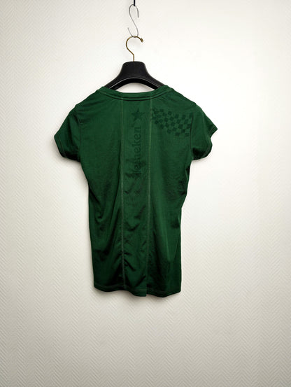 Back view of green Heineken Formula 1 t-shirt