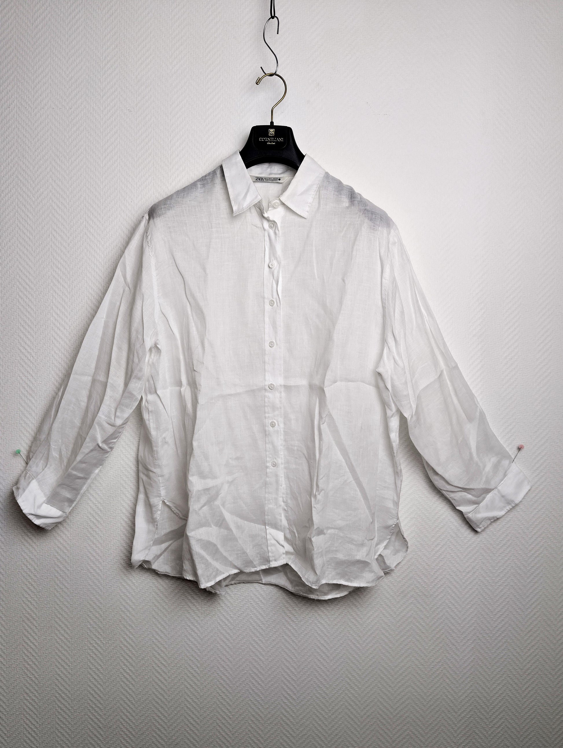 Front view of the white shirt