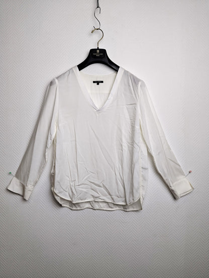 Front view of the white blouse