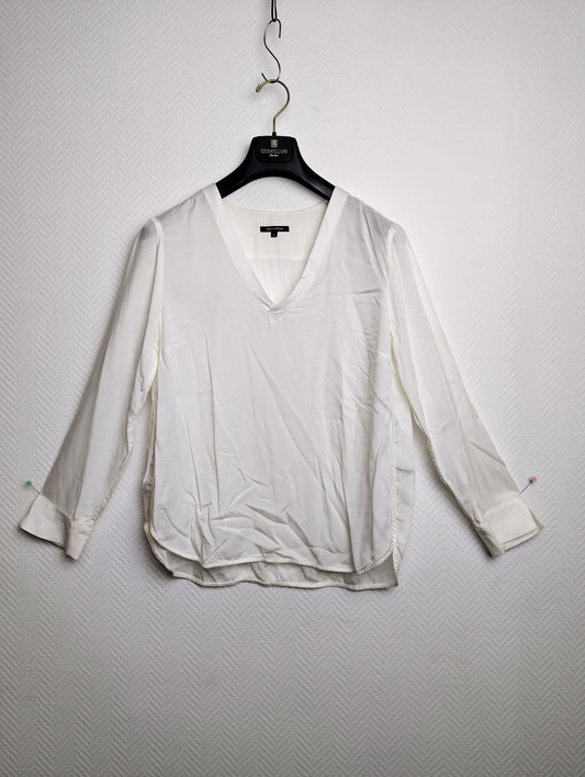 Front view of the white blouse