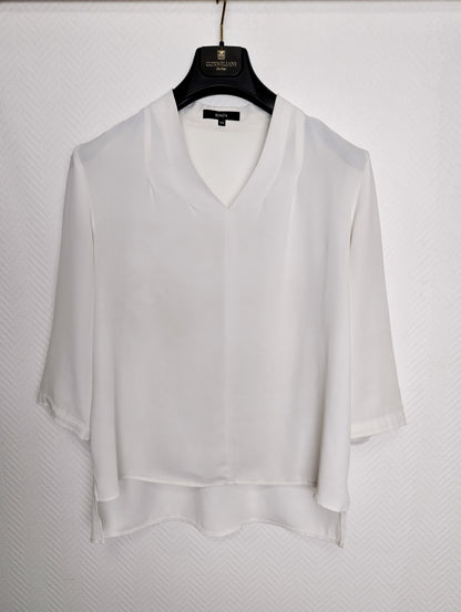 Front view of the white blouse