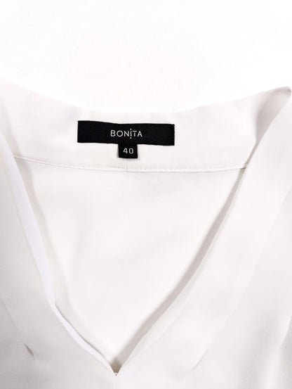 Close-up of the label on the blouse