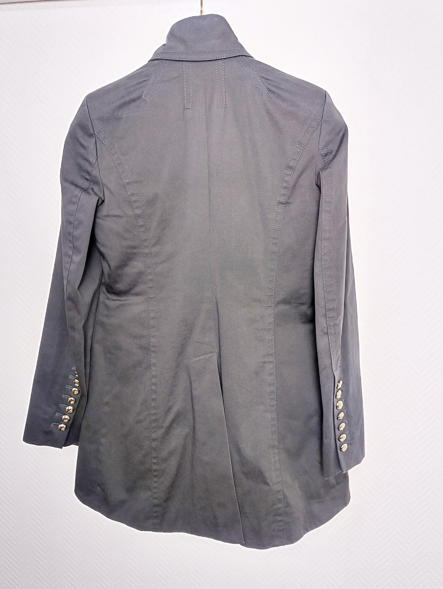 Back view of black blazer
