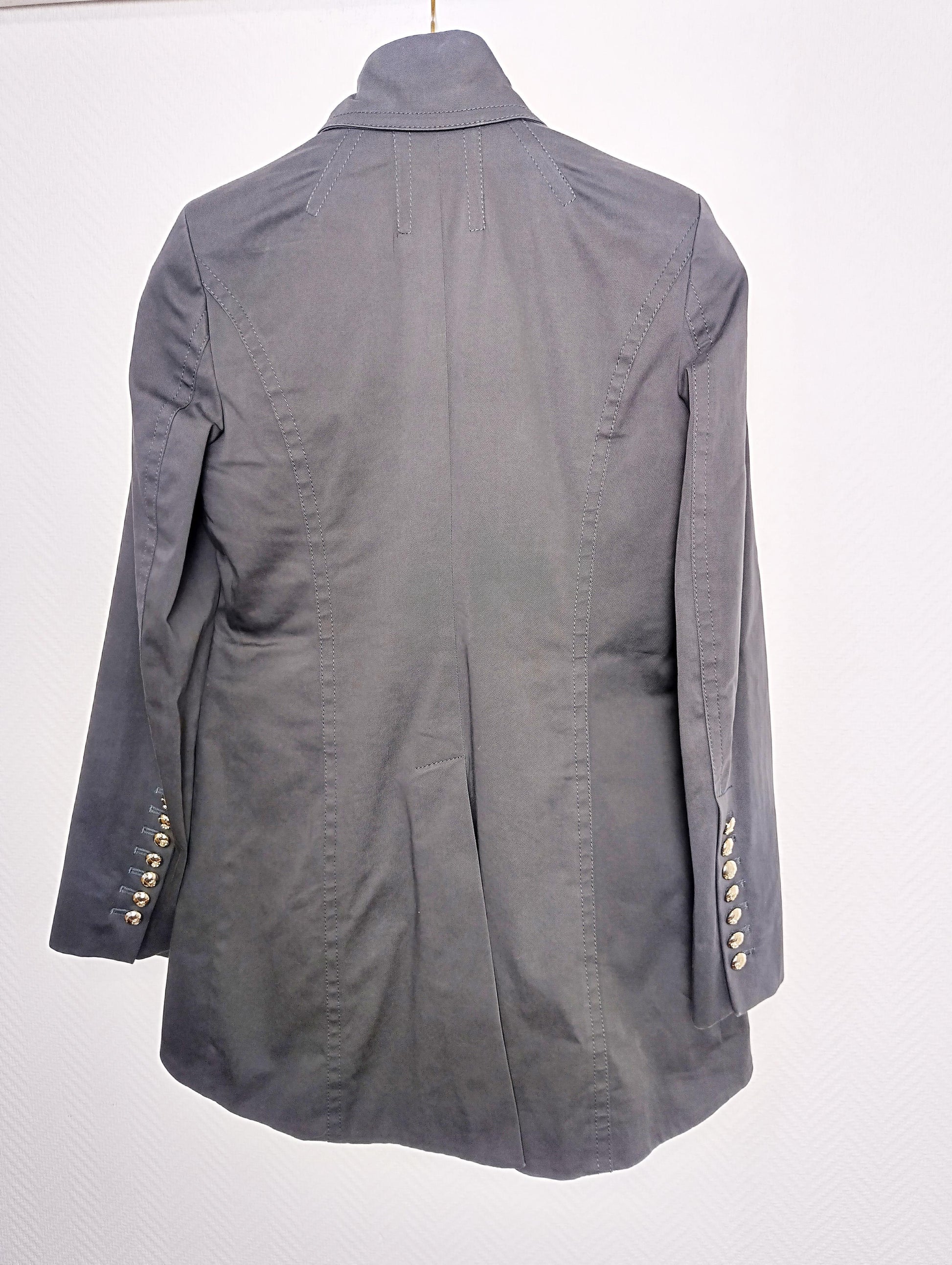Back view of black blazer