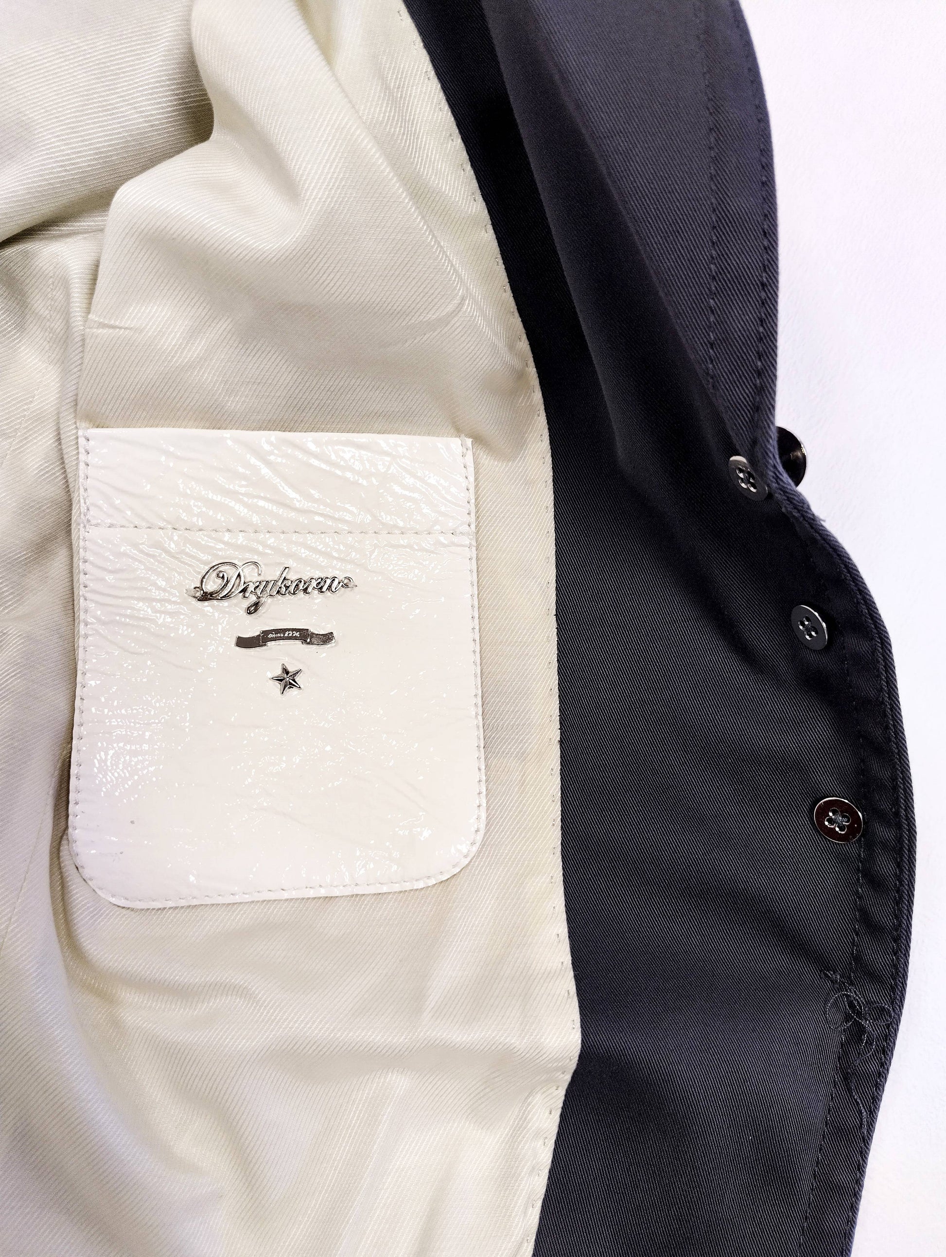 Inside pocket detail of the blazer
