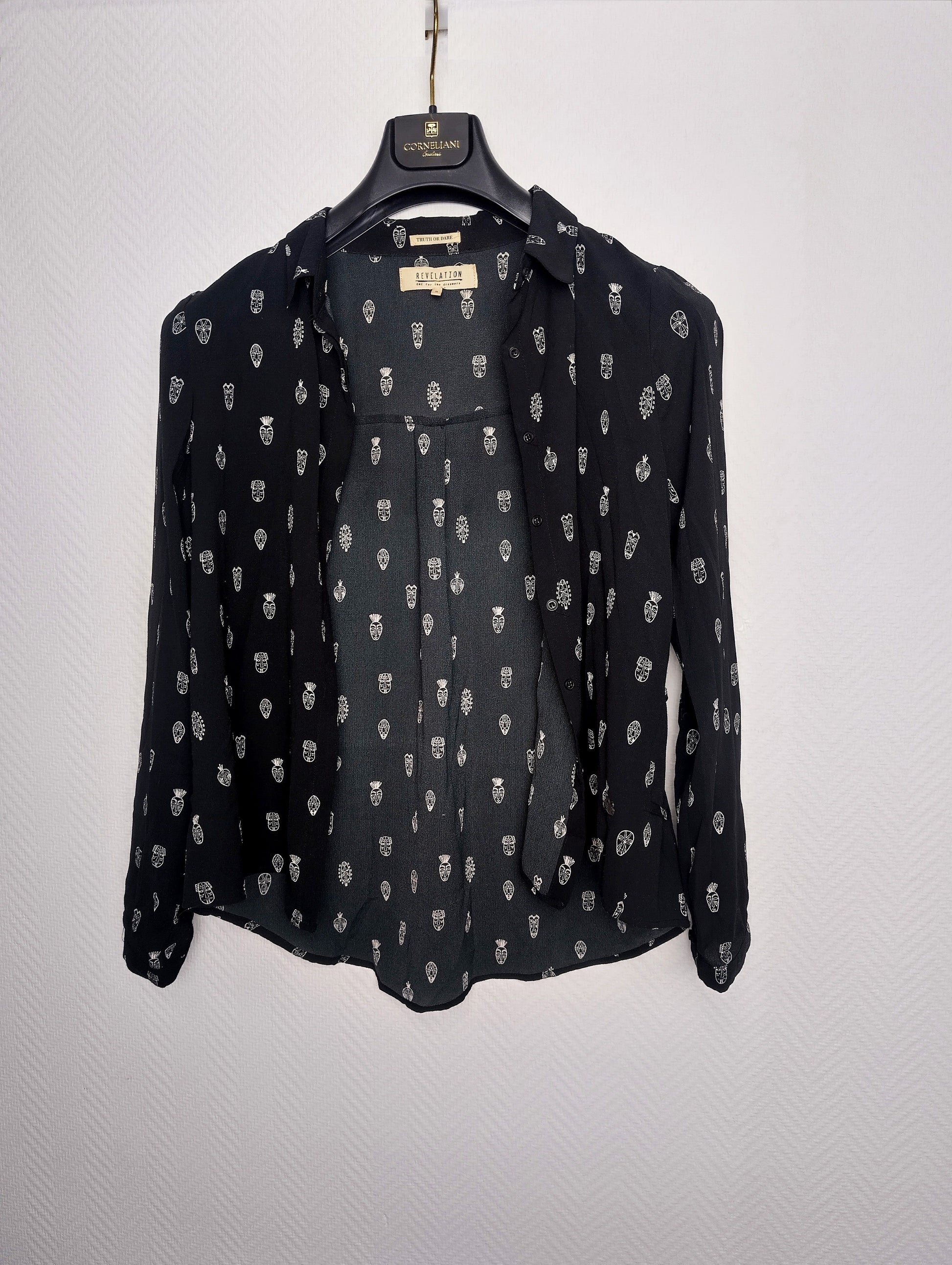 Front view of Revelation blouse